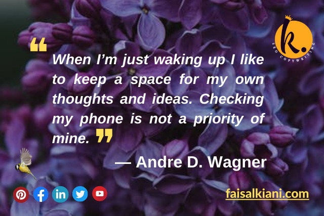 Andre D Wagner good morning quotes