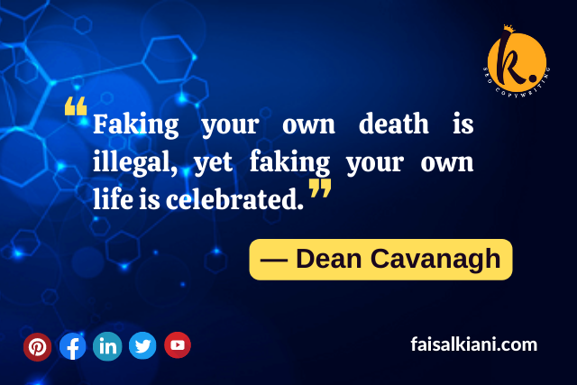 Fake People quotes by Dean Cavanagh