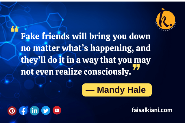 Fake People quotes by Mandy Hale