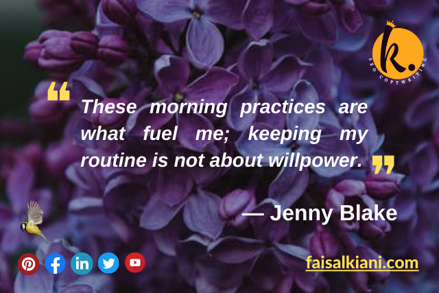 Jenny Blake good morning quotes