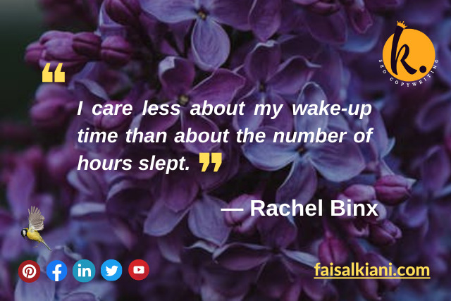 Rachel Binx good morning quotes