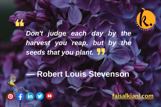 Robert Louis Stevenson good morning quotes