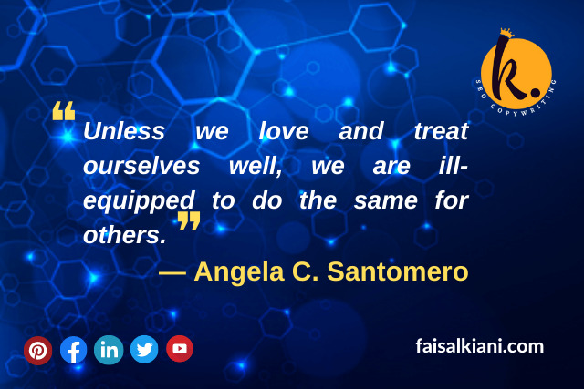 Self Love Quote Angela C. Santomero