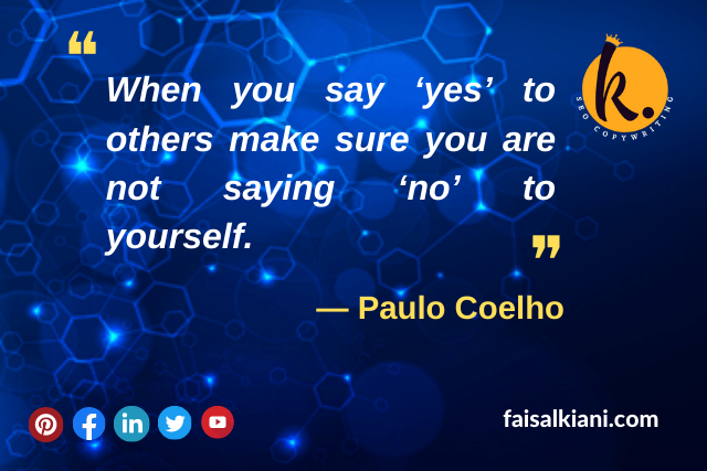 Self Love Quote by Paulo Coelho