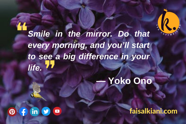 Yoko Ono good morning quotes