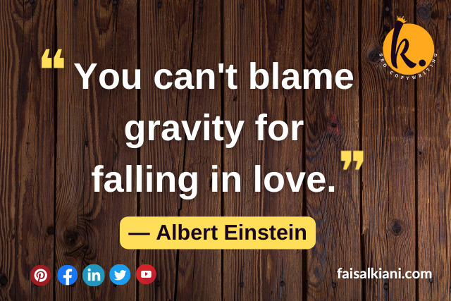 Albert Einstein Quotes About Love 1