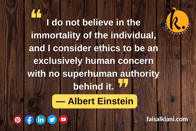 Albert Einstein's Quotes About Science 16