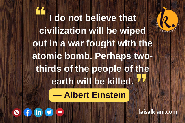 Albert Einstein's Quotes About Science 21