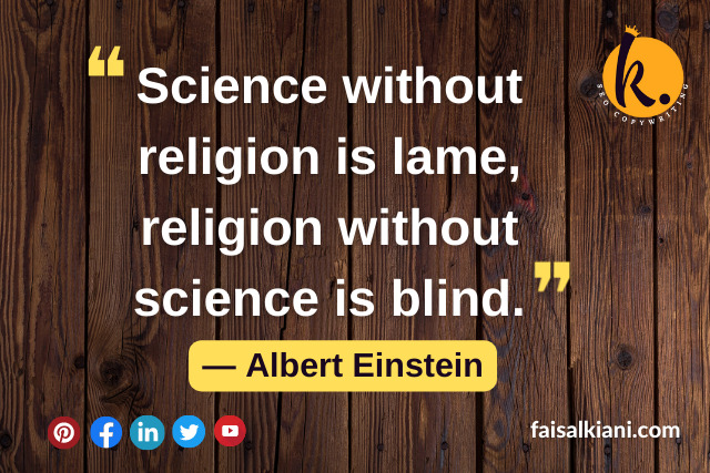Albert Einstein's Quotes About Science 4