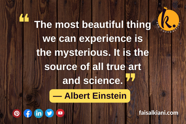 Albert Einstein's Quotes About Science 6