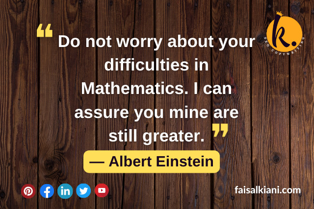 Albert Einstein's Quotes About Science 7