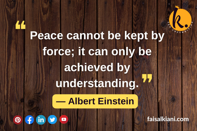 Albert Einstein's Quotes About World 3