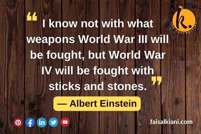Albert Einstein's Quotes About World 1