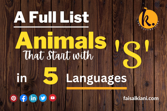 Animals That Start with 'S' in 5 Different Languages