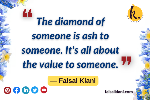 Inspirational short Faisal Kiani quotes 12