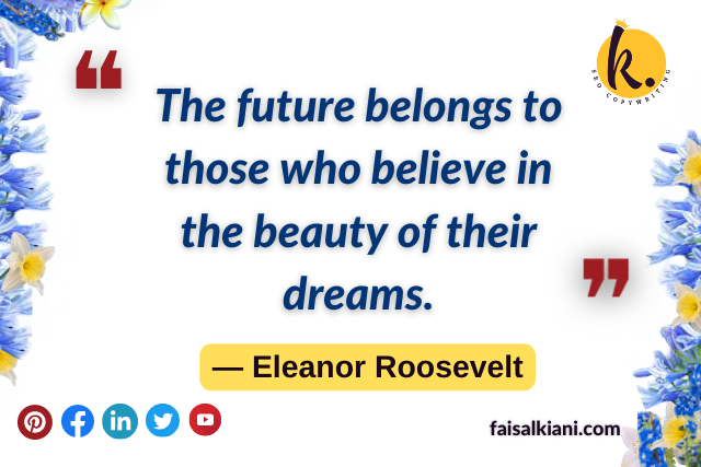 Inspirational short quotes by Eleanor Roosevelt (1)