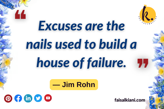 Inspirational short quotes by Jim Rohn