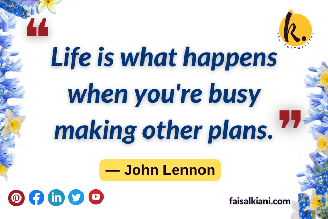Inspirational short quotes by John Lennon