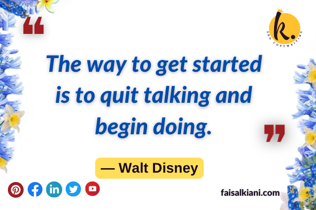 Inspirational short quotes by Walt Disney