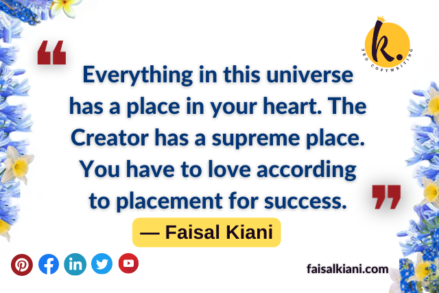 faisal kiani love quotes on everything
