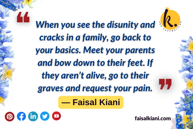 faisal kiani quotes about disunity
