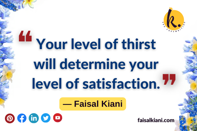 quotes about level of satisfaction