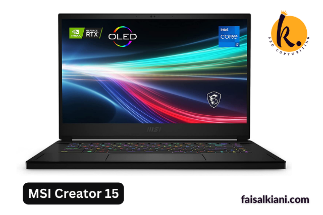 MSI Creator 15 best laptop for Blender and Unity