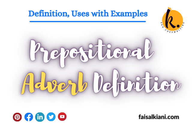 prepositional adverb definition