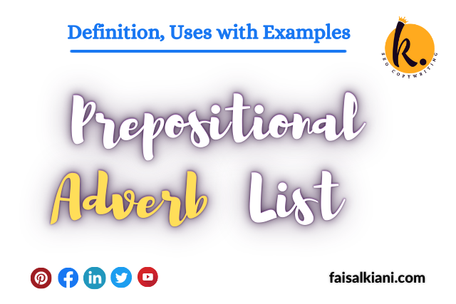 prepositional adverb list