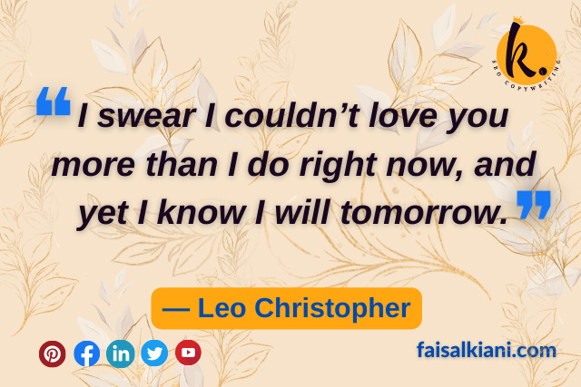 good night quotes by Leo Christopher