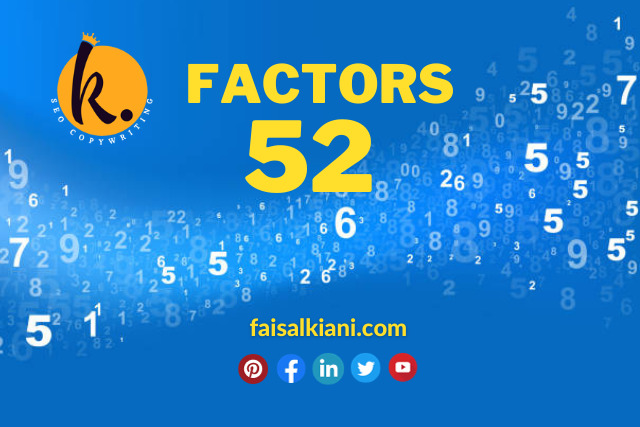 How to find Factors of 52