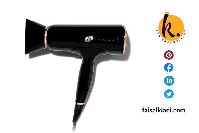 T3 Cura Luxe Hair Dryer — Professional Hair Styling Tools with Tourmaline Technology