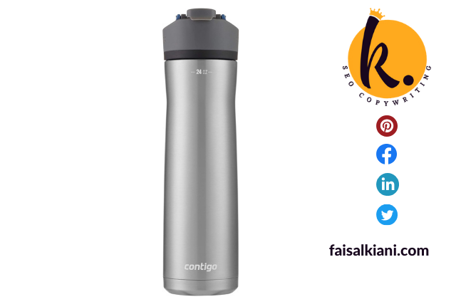 Contigo Auto Seal Water Bottle — Best Yoga Water Bottle for Yoga on the Go