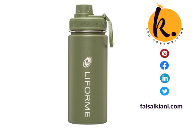 Liforme Yoga Water Bottle — Ergonomic Yoga Hydration Bottle