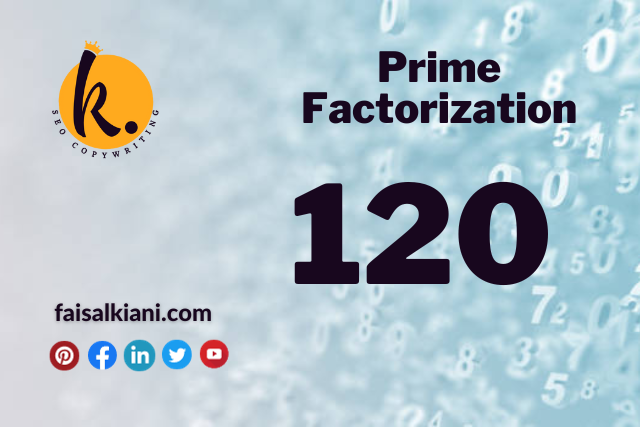 Prime factorization of 120