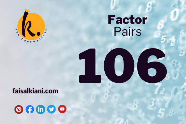 Factor of 106 in pairs