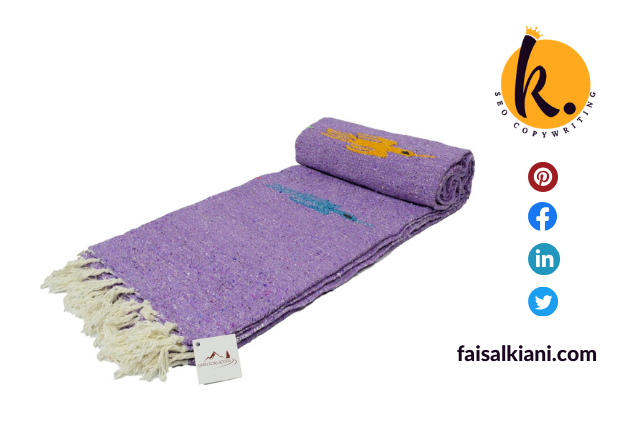 TranquilTerra Meditation Throw — Plush Yoga Blankets for Extra Cushioning during Meditation