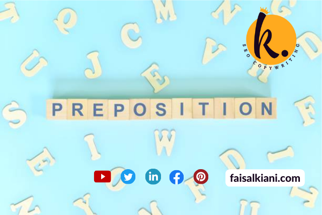 Prepositions Followed by Words | Some Common Examples of Prepositions