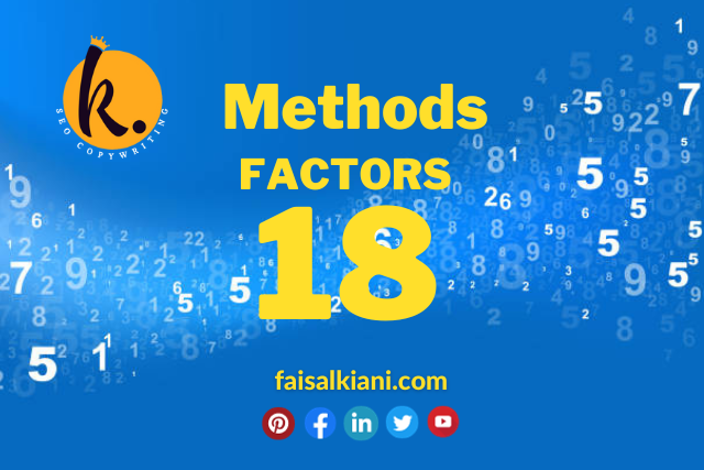 Methods for Finding Factors of 18